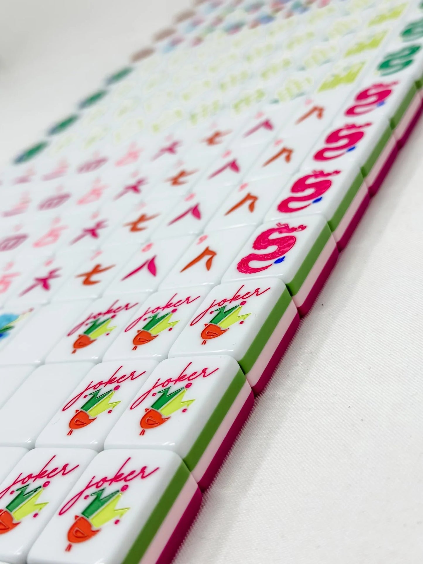 Oh My Mahjong Dandy tile set quality side layers colors face design