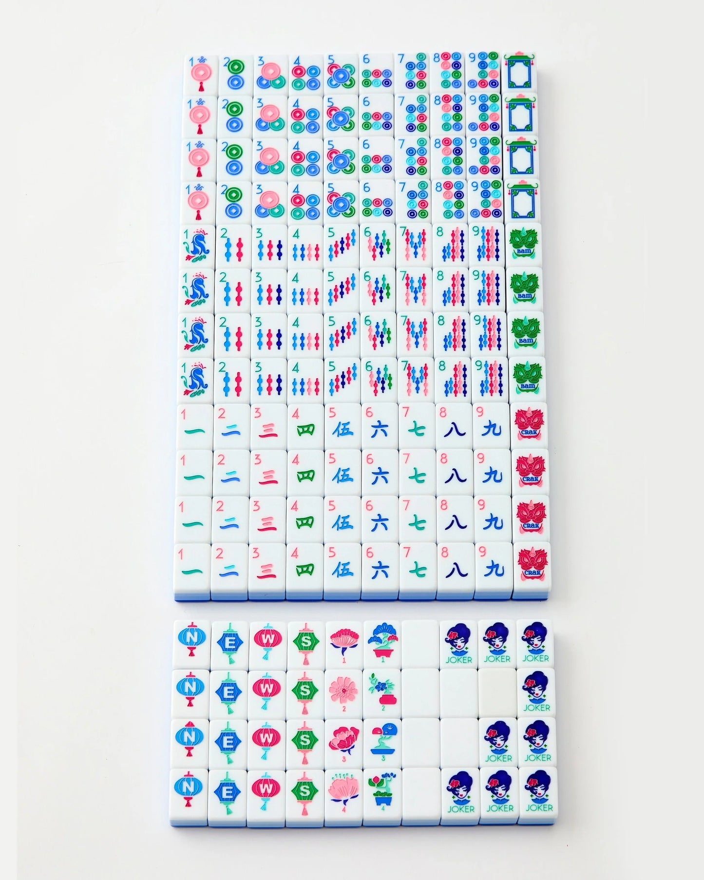 Oh My Mahjong lola tile set face design collection face design collection