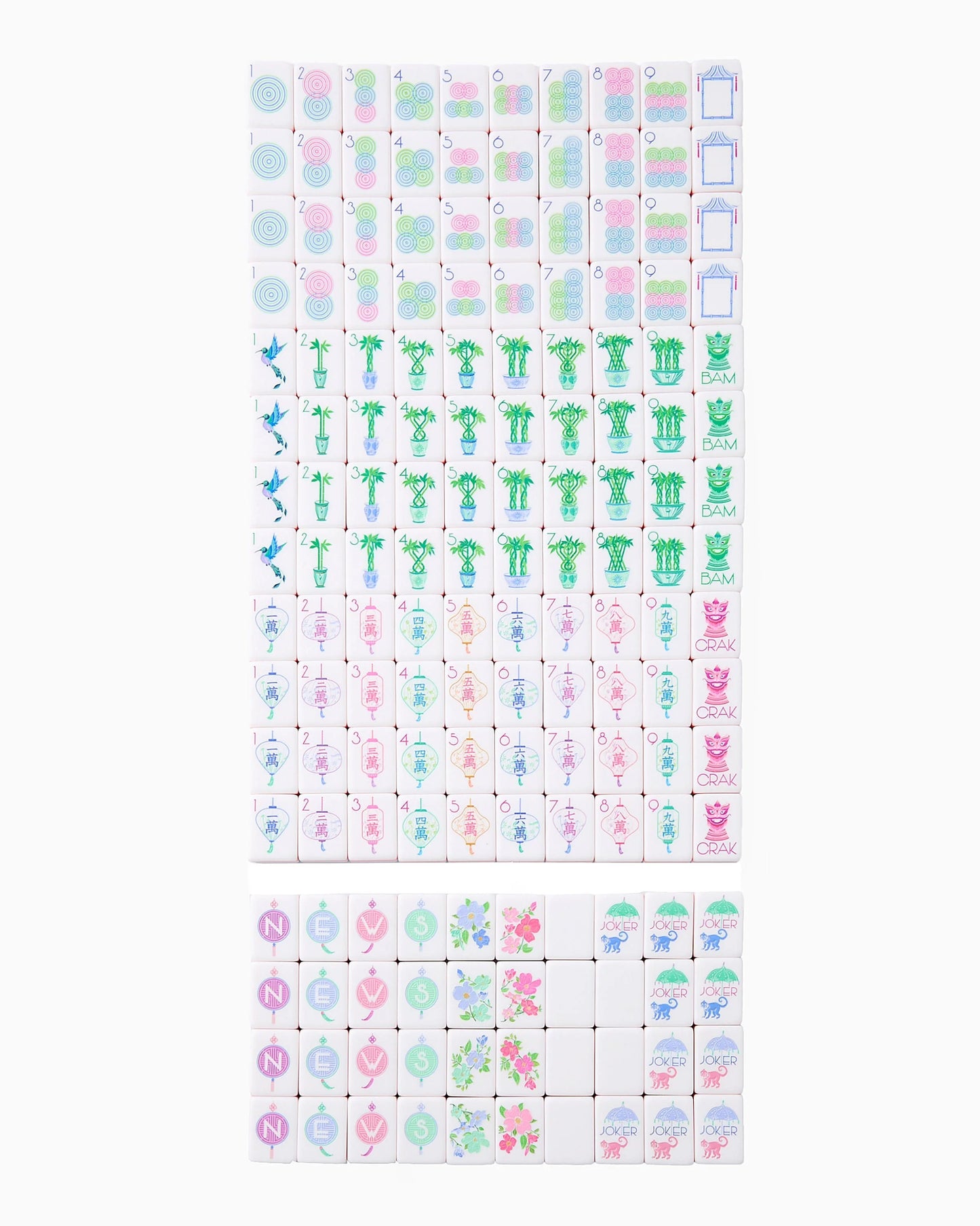 LUMINAIRE: Mahjong Tile Set