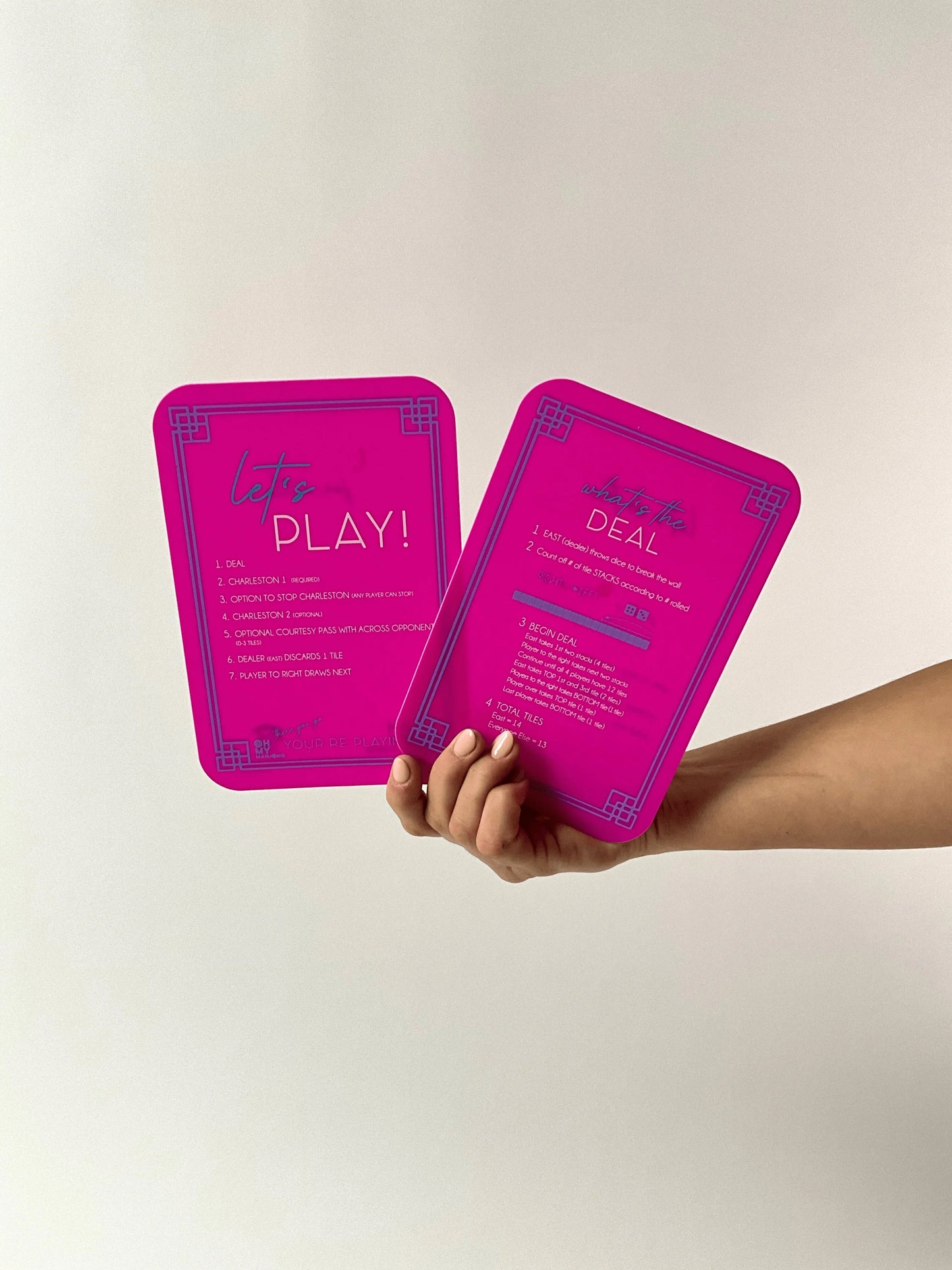 PINK : Mahjong Tile Shufflers