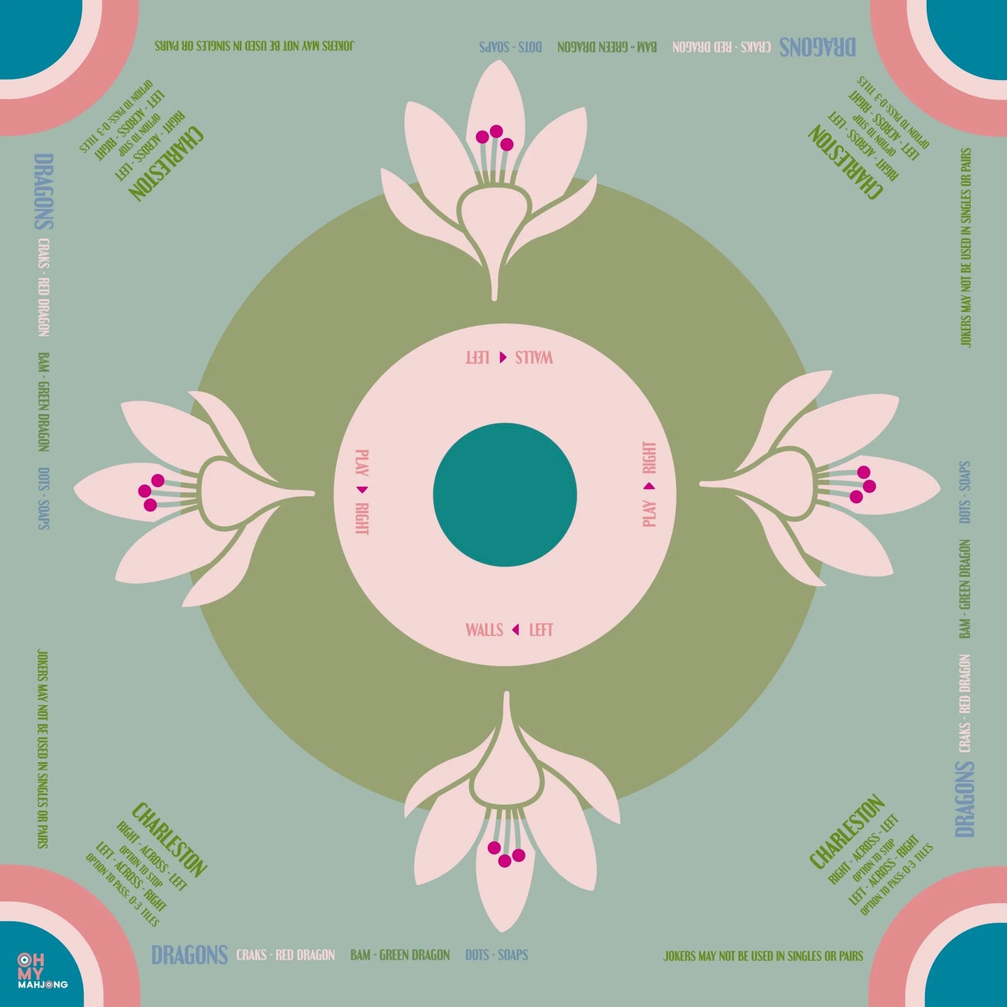 SAGE LOTUS : Mahjong Mat