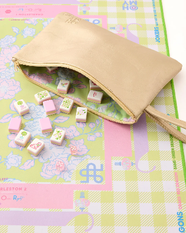 CHAMPAGNE BLOOM : Tile Bag