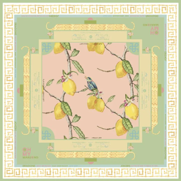 CITRUS SONGBIRD : Mahjong Mat