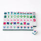 Oh My Mahjong Birdie  tile set face designs collectors 