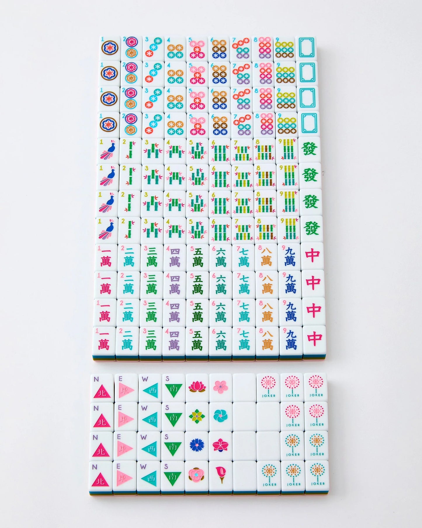 Oh My Mahjong La Fete tile set  collection face design