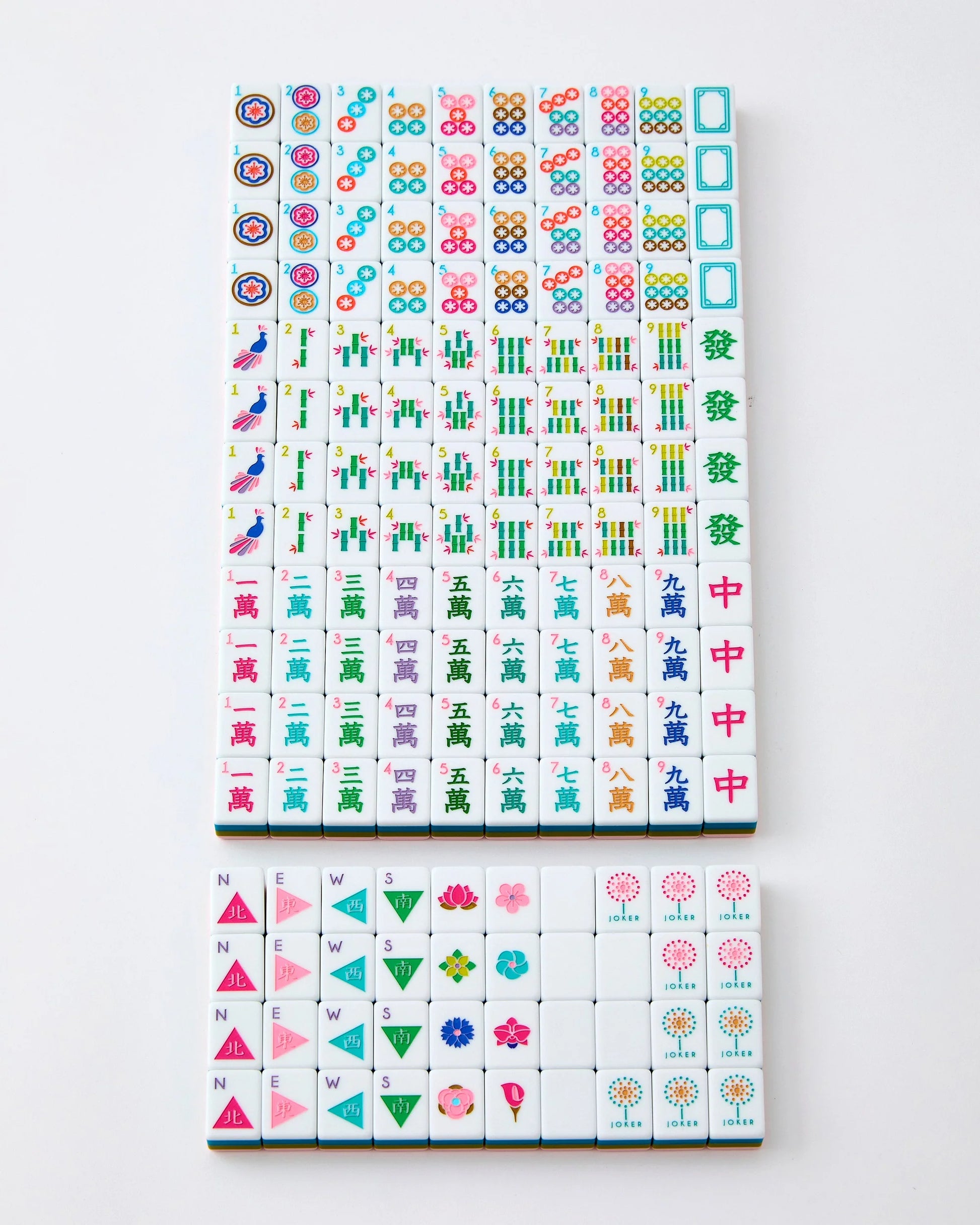 Oh My Mahjong La Fete tile set  collection face design