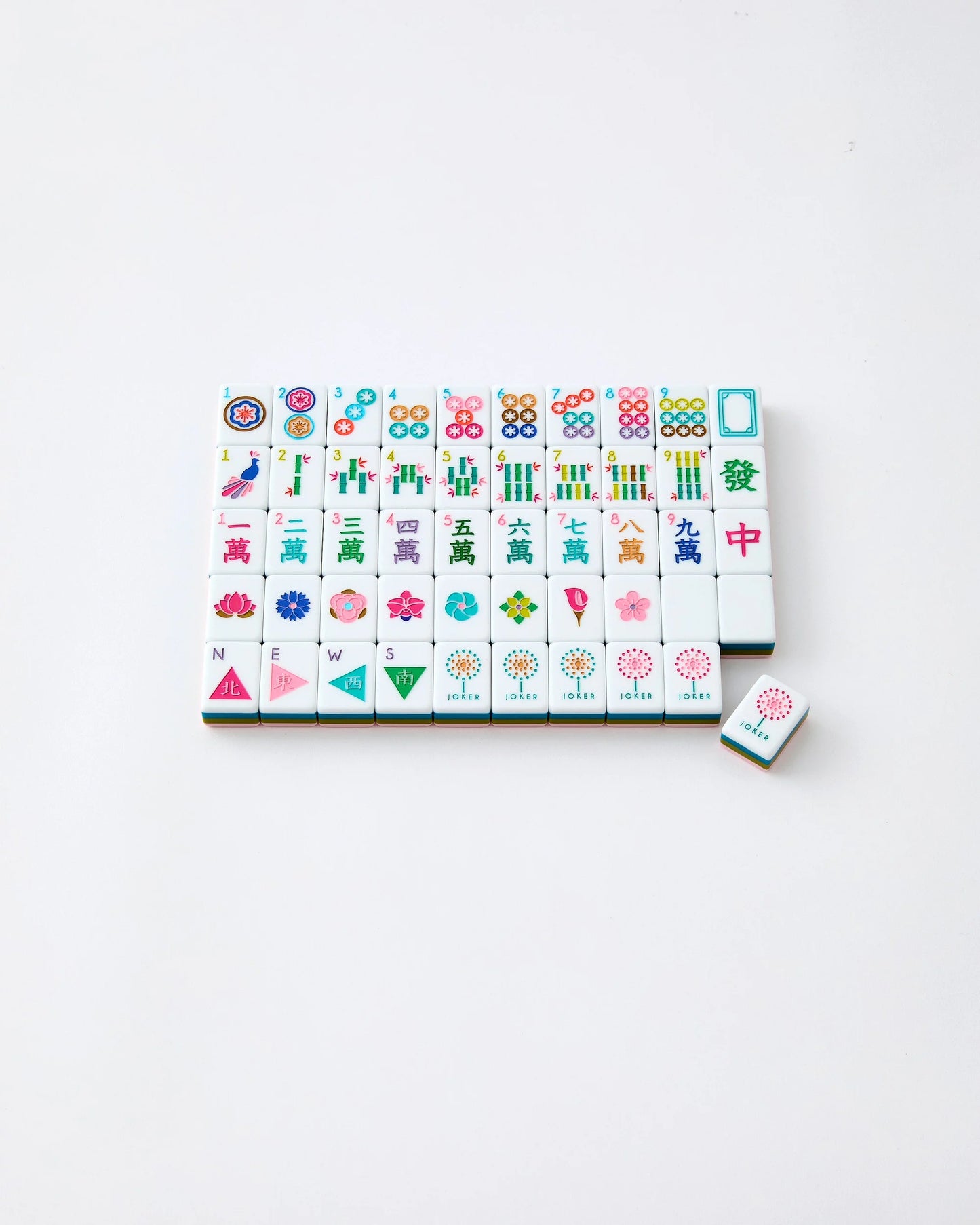 Oh My Mahjong La Fete tile set  face design