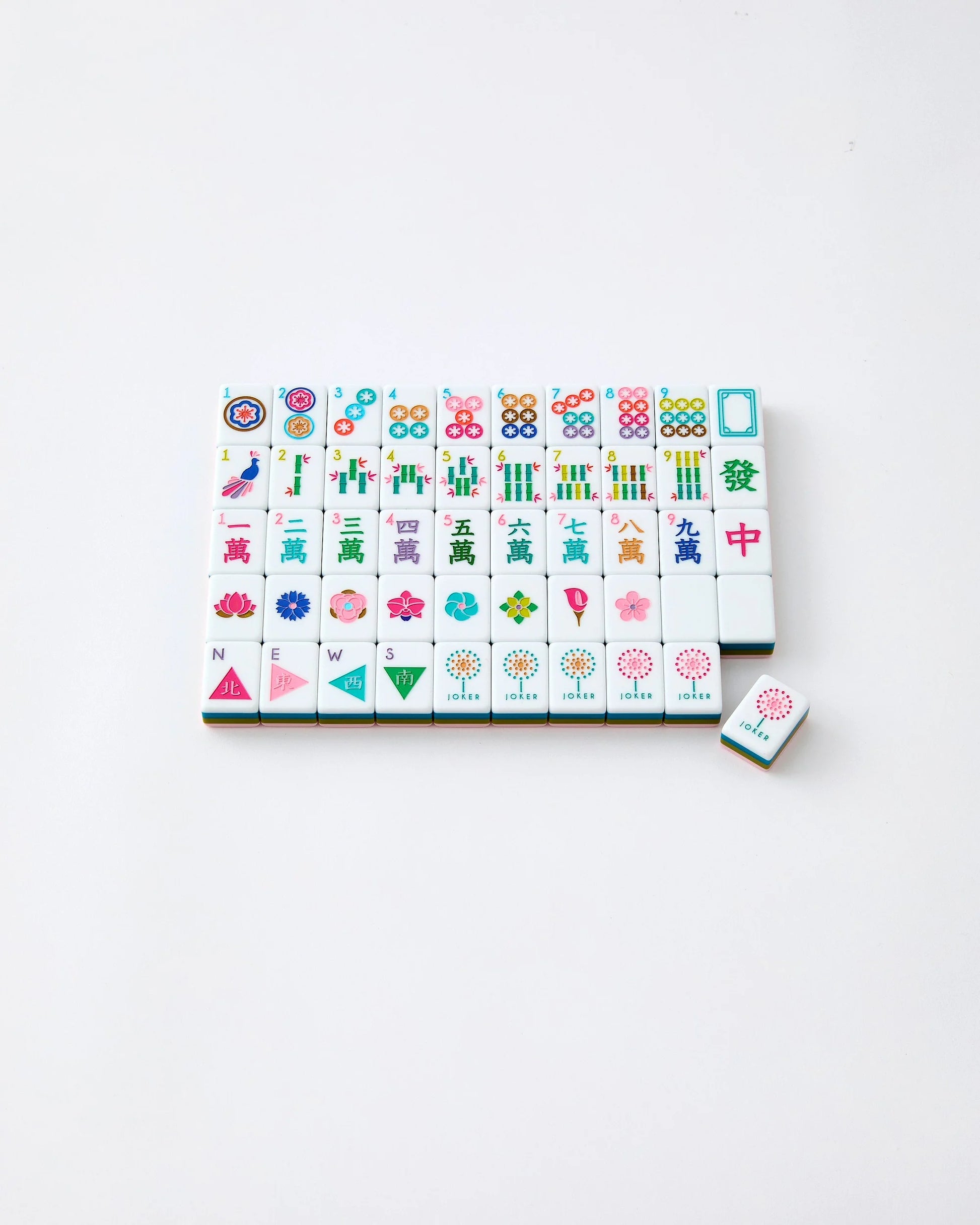 Oh My Mahjong La Fete tile set  face design