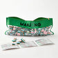 Oh My Mahjong La Fete tile set in green mahjong tile bag