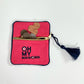 Oh My Mahjong Birdie dice pouch with tassel
