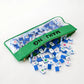 Oh My Mahjong lola  tile set face design collection in green pouch