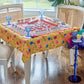 BAGUA BLOSSOM : Mahjong Tablecloth