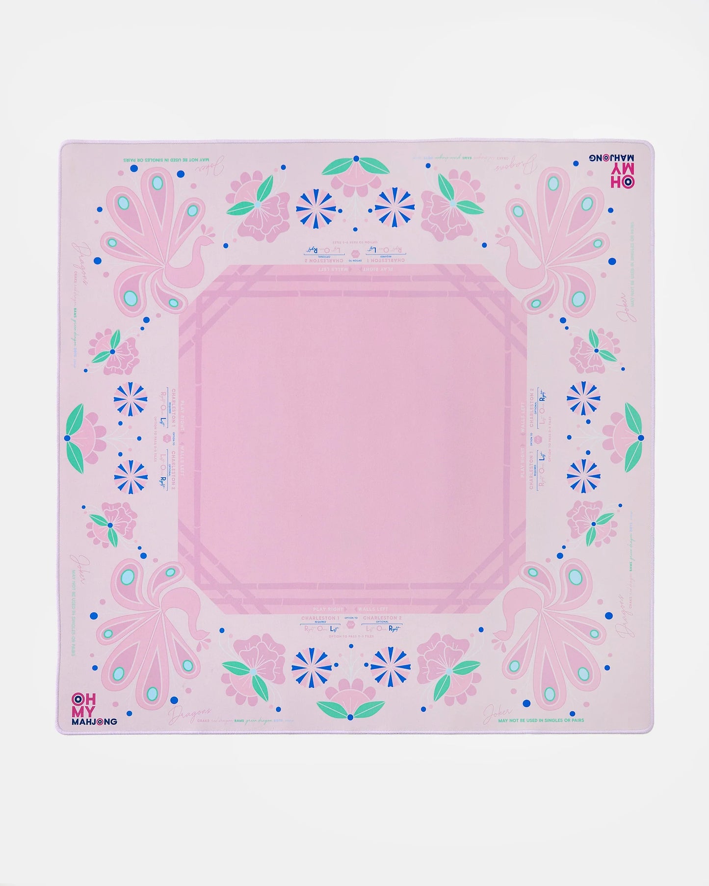 BIRDIE PINK : Mahjong Mat