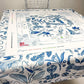 Instructional Mahjong Tablecloth by Oh My Mahjong close up side view