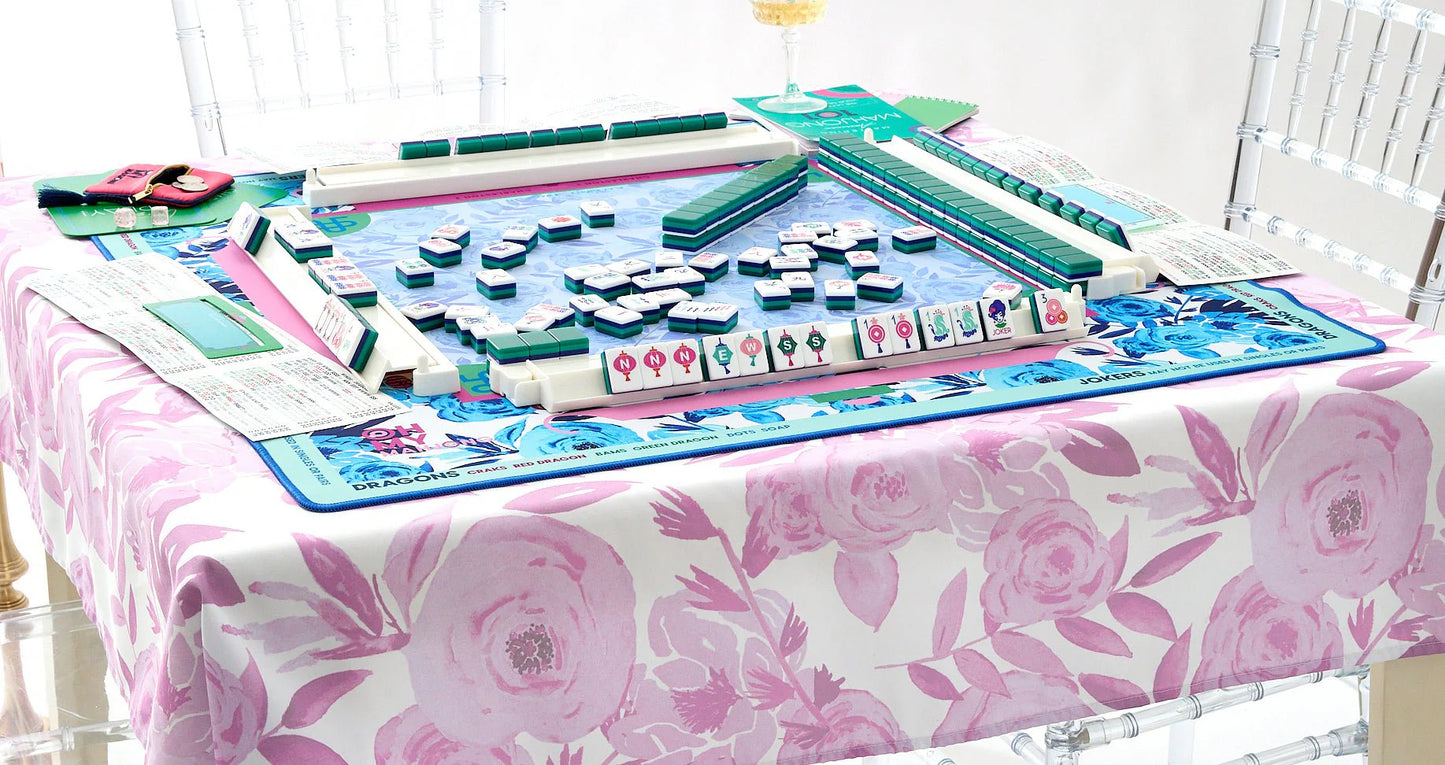 LAVENDER LUX MAHJONG TABLECLOTH