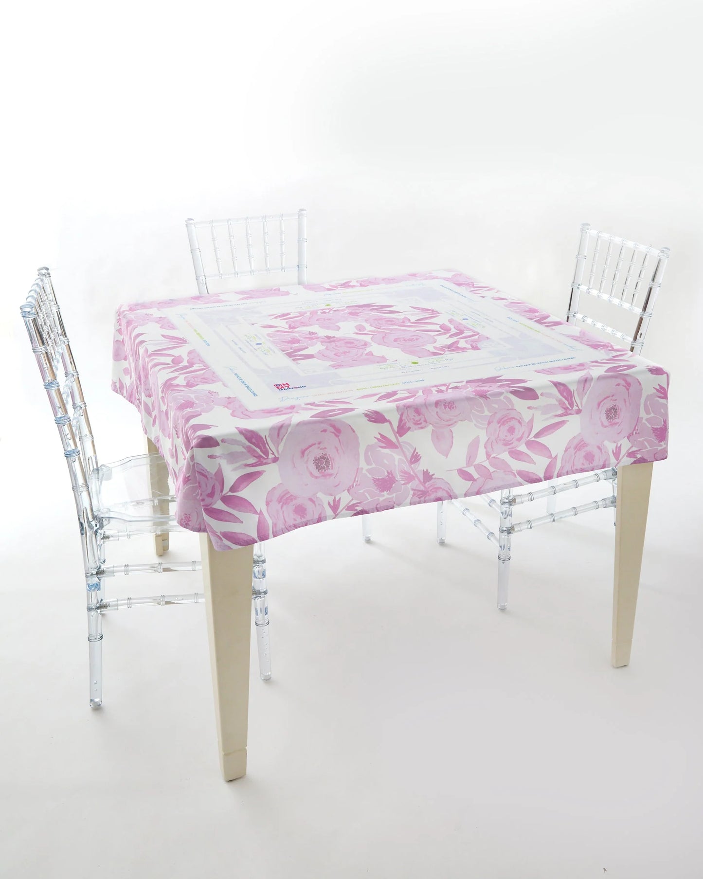 LAVENDER LUX MAHJONG TABLECLOTH