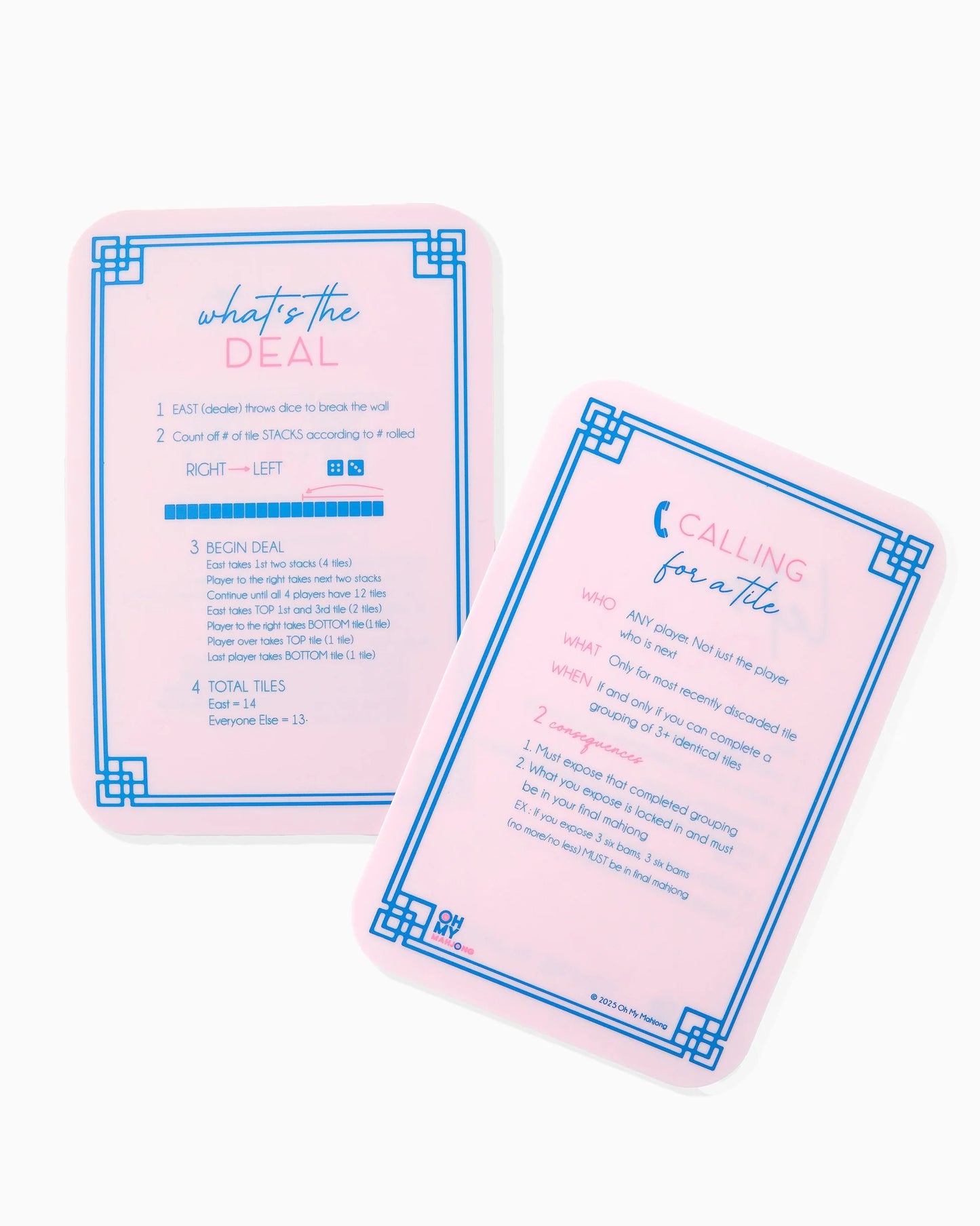 LIGHT PINK : Mahjong Tile Shufflers
